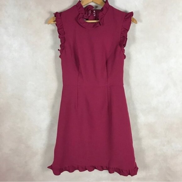 JILL STUART Open Back Ruffled Mini Dress NWT 2 - Picture 2 of 16